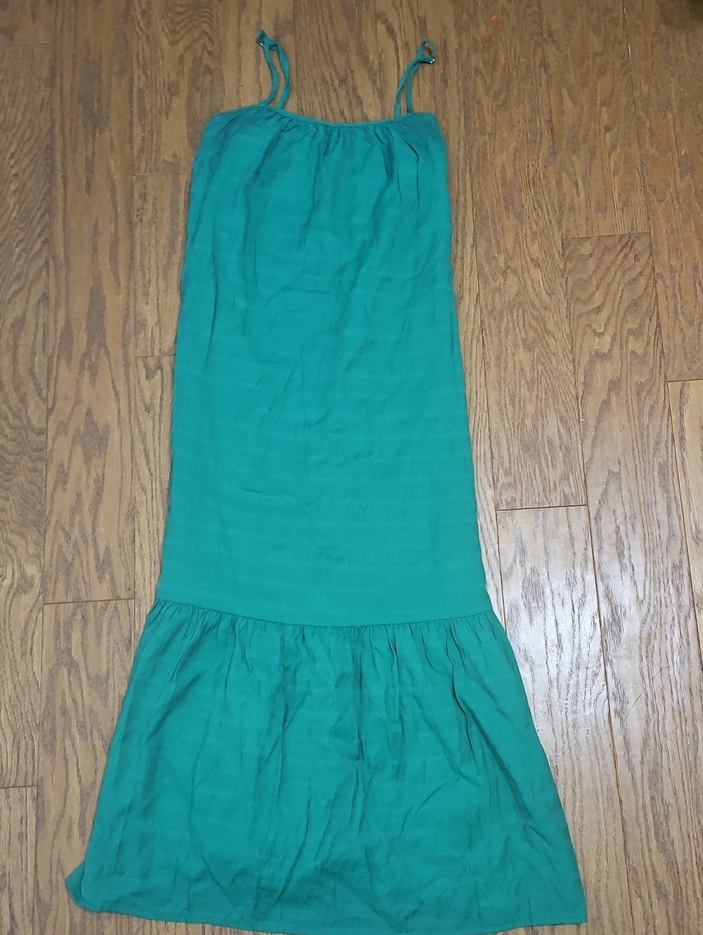 Showpo Emerald Green Relaxed Fit Maxi Dress Sz 8